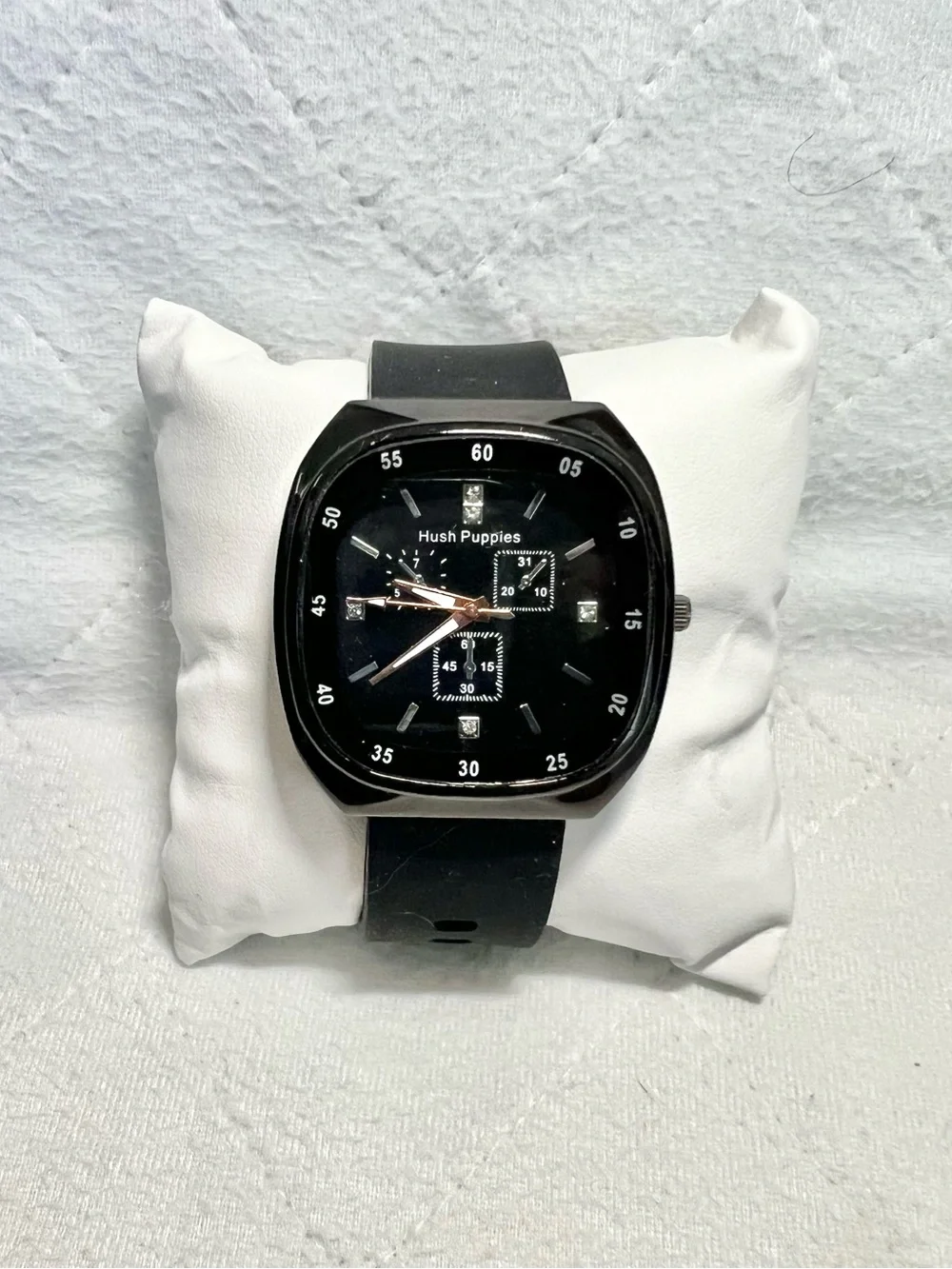 Hush Puppies Black Square Dial Watch